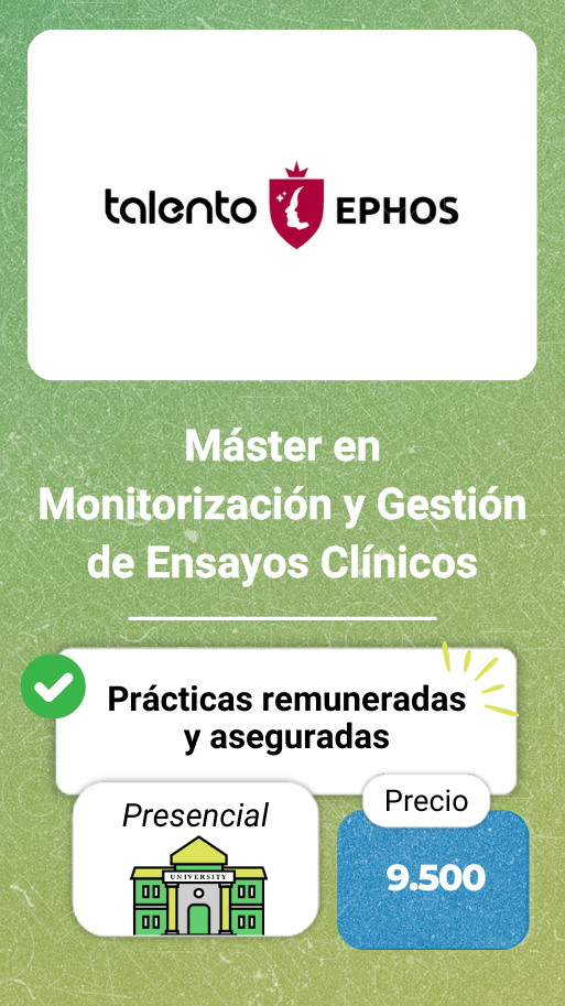 Máster en monitorización y gestión de ensayos clínicos