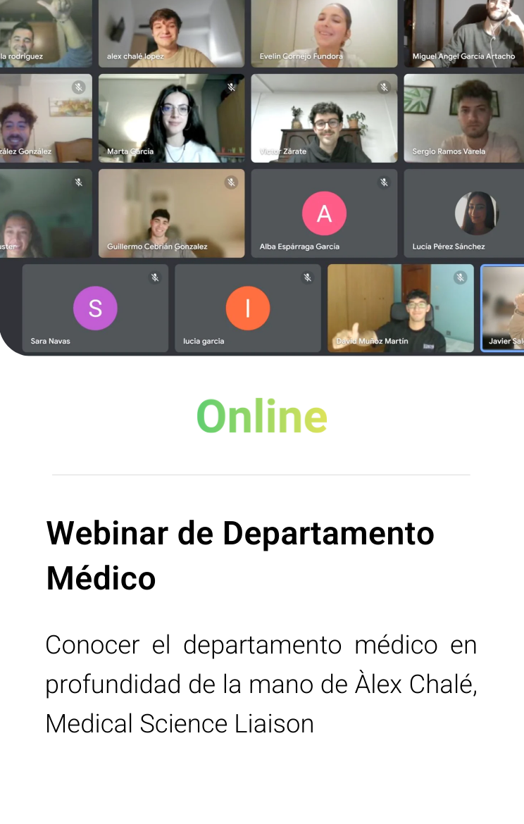 Webinar de Departamento Médic