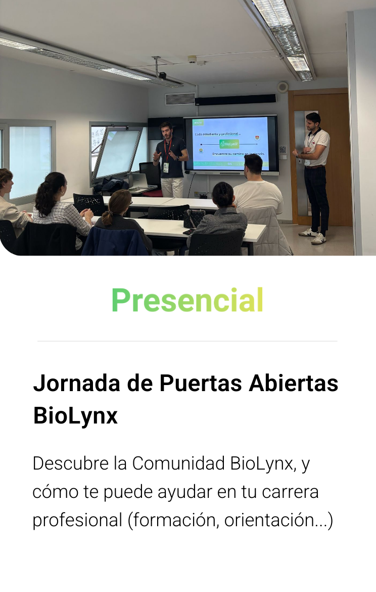 Jornada de Puertas Abiertas BioLynx
