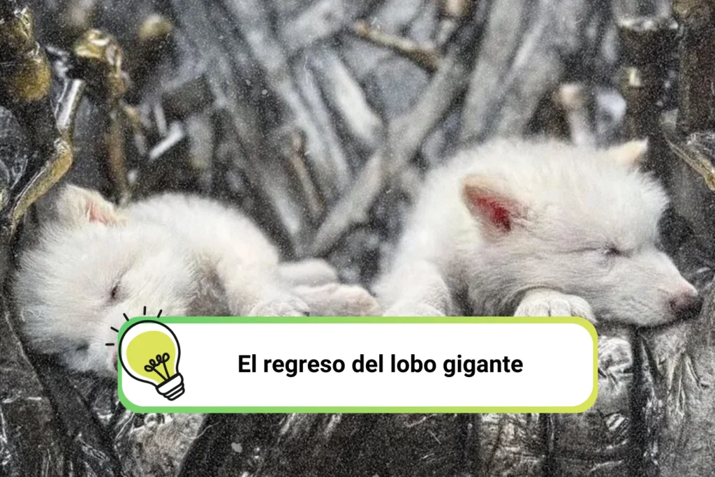 ¿Se ha desextinguido realmente al lobo gigante?