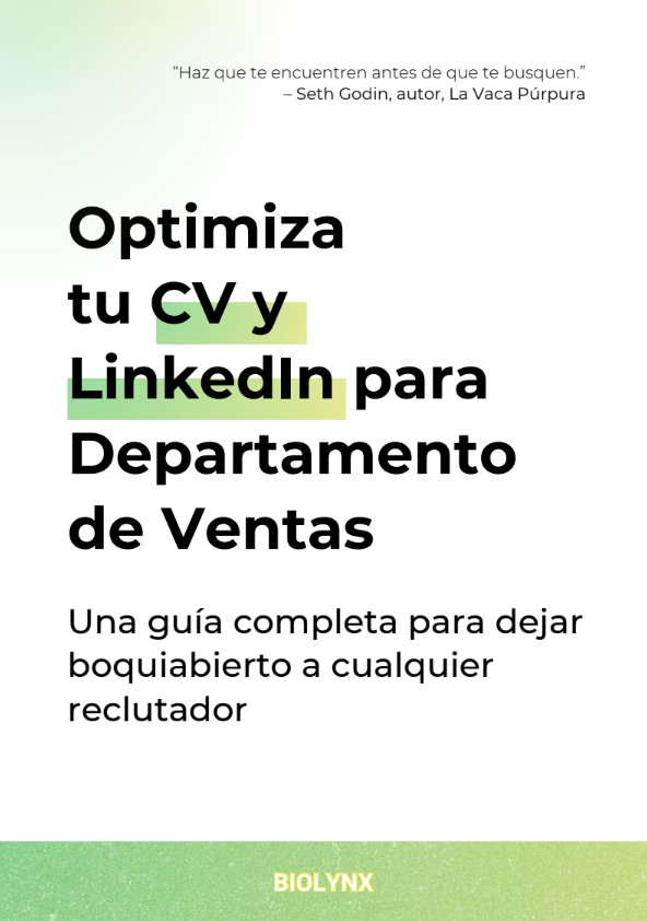 Optimiza tu CV y LinkedIn para el Departamento de Ventas