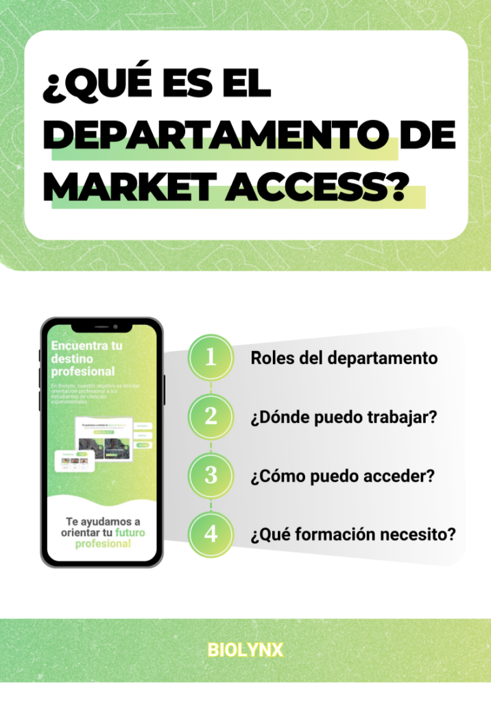 ¿Qué es el Departamento de Market Access?