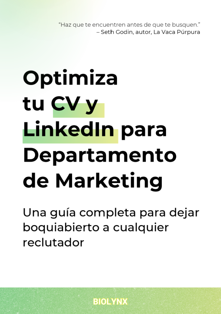 Optimiza tu CV y LinkedIn para el Departamento de Marketing