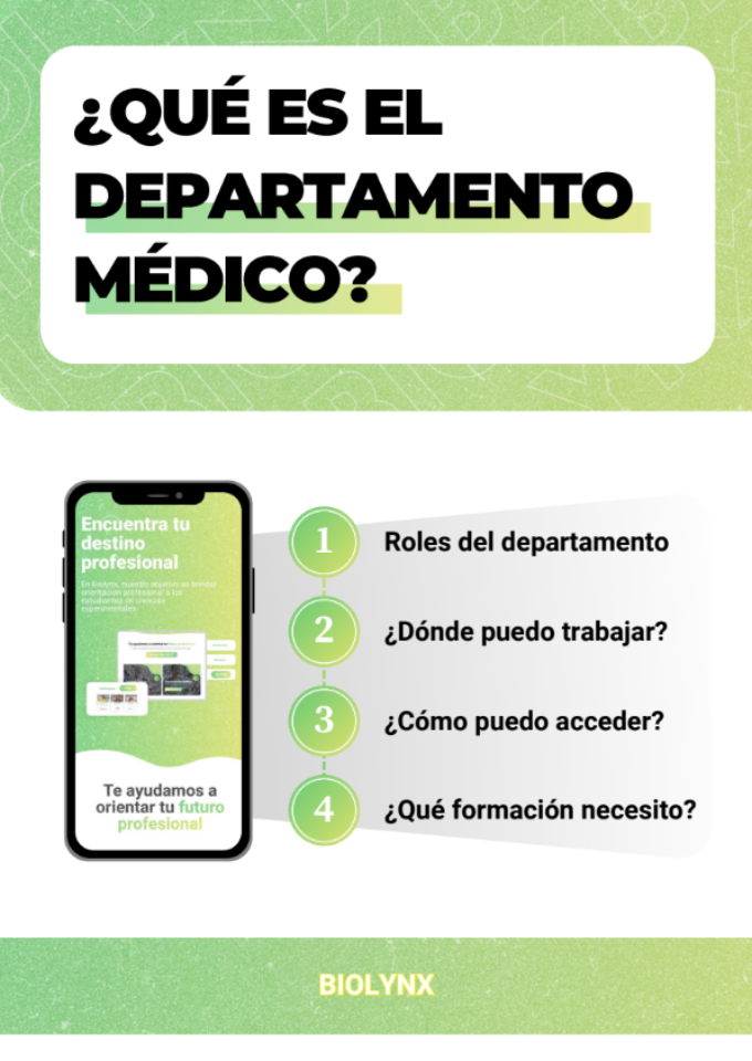 ¿Qué es el Departamento Médico?