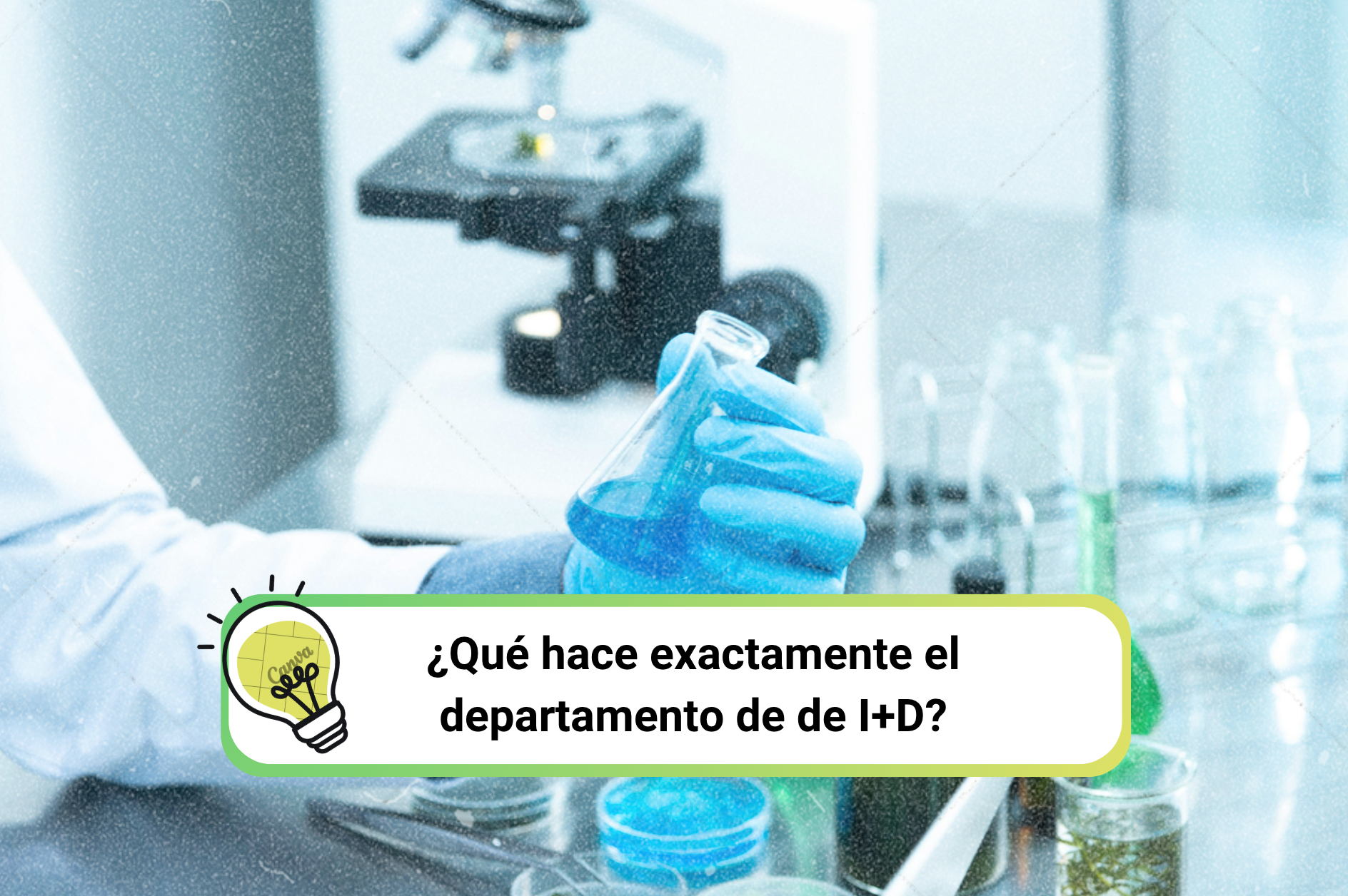¿Qué es el departamento de I+D+i?
