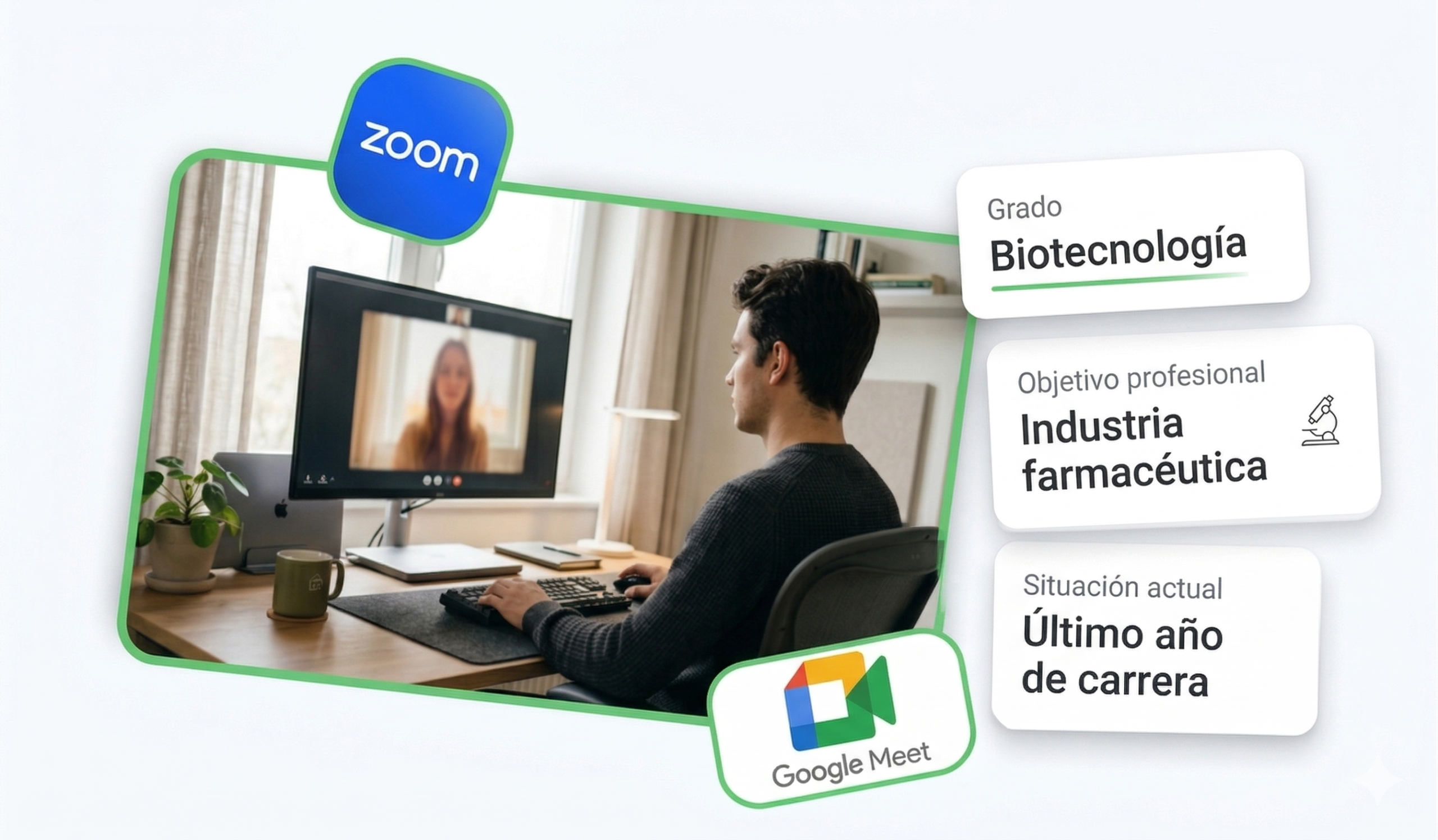 Visual del paso 1 del asesoramiento